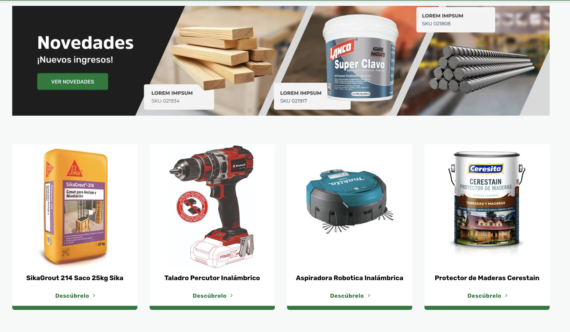 Detalle de producto en tienda online Francisco Toso